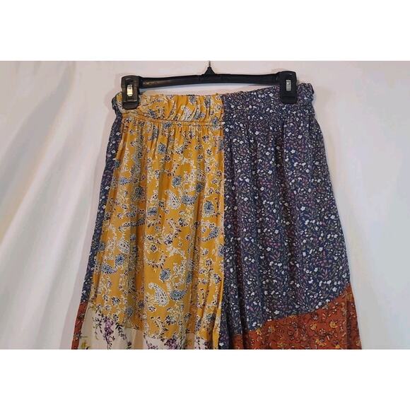 Natural Life Womens Multicolor Mimi Mixed Floral Patchwork Pant Medium - Picture 8 of 10